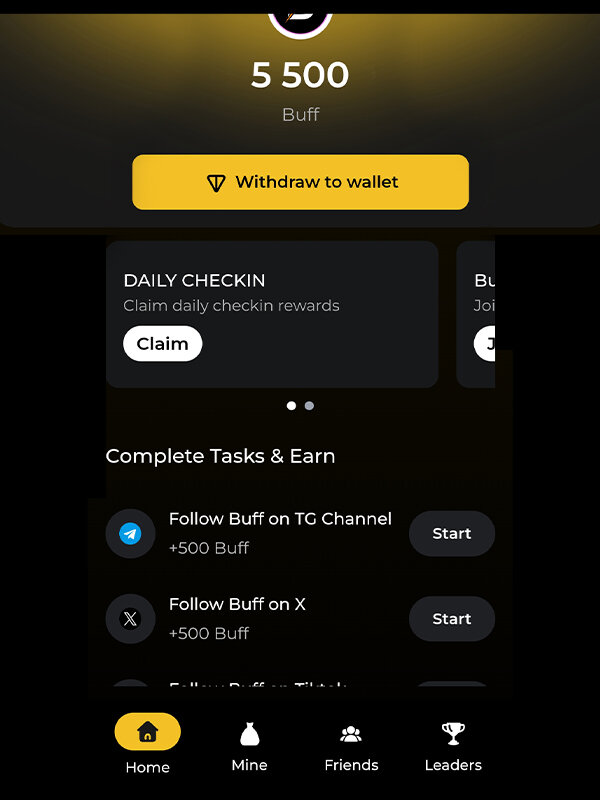 buff app home